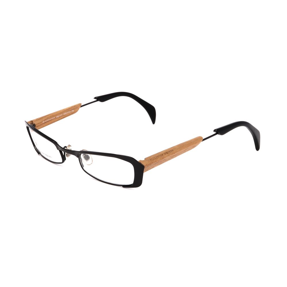 Alexander McQueen Black Metal Frames for Timeless Elegance