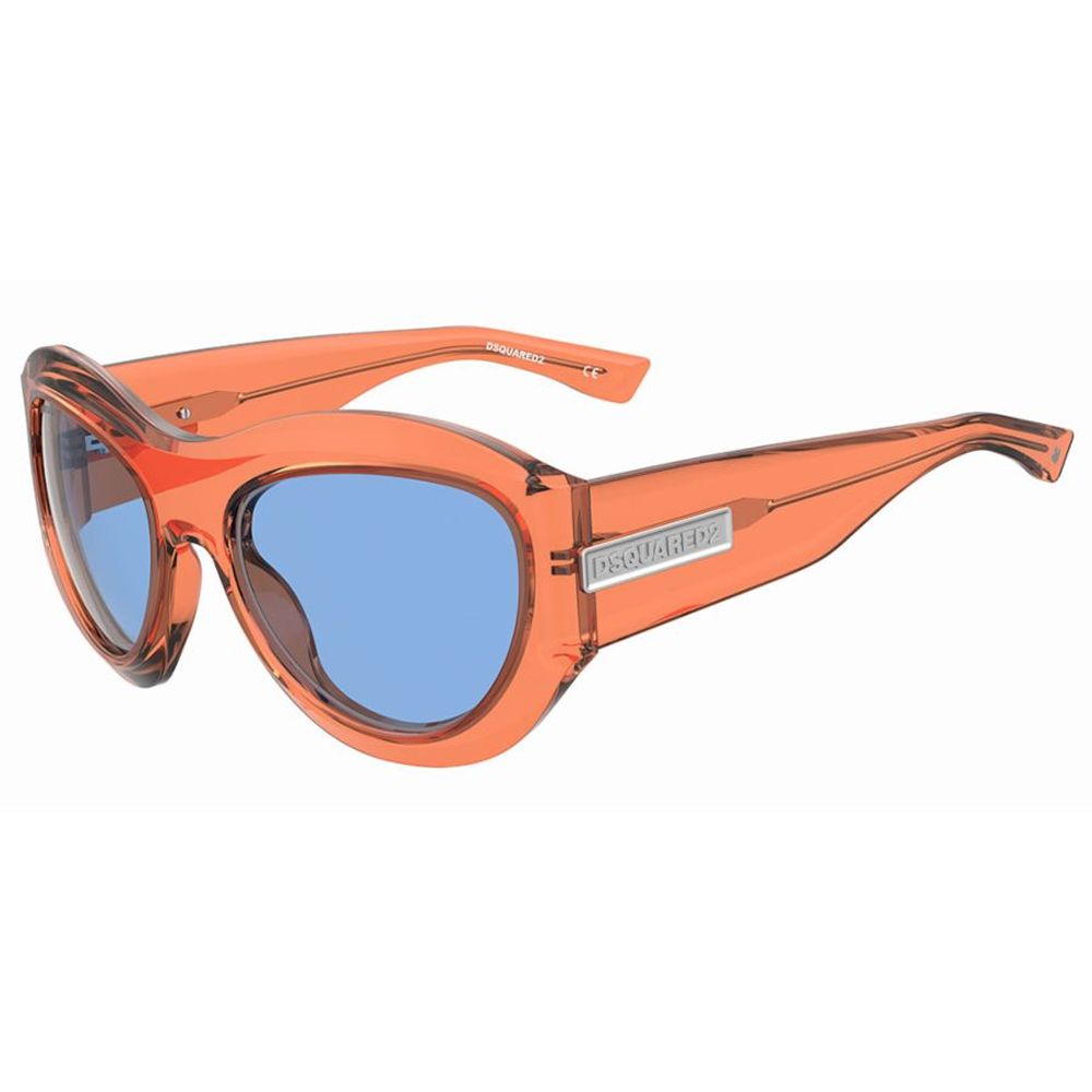 Dsquared² Orange Acetate Sunglasses for Elevated Style
