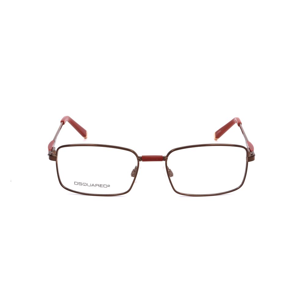 Dsquared² Brown Metal Frames - Timeless Elegance Redefined
