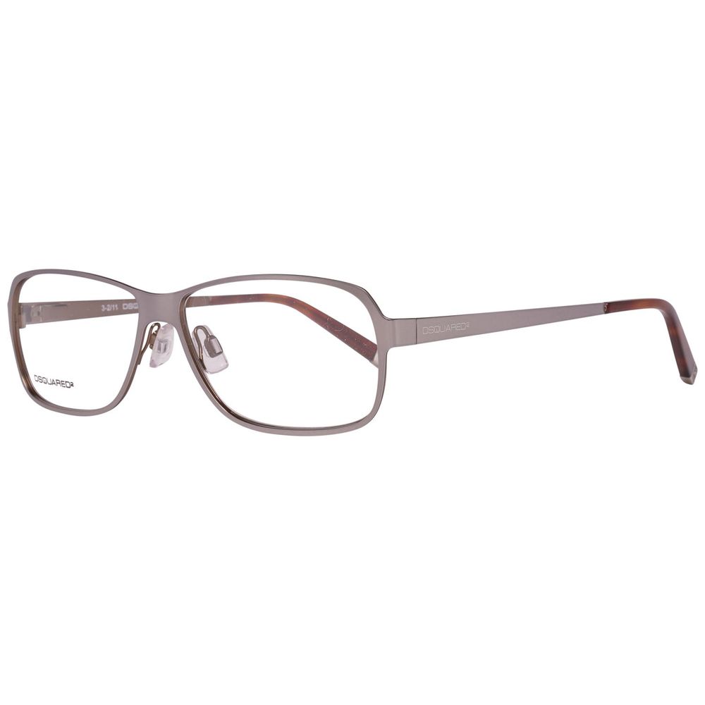 Dsquared² Gray Metal Frames for Contemporary Elegance