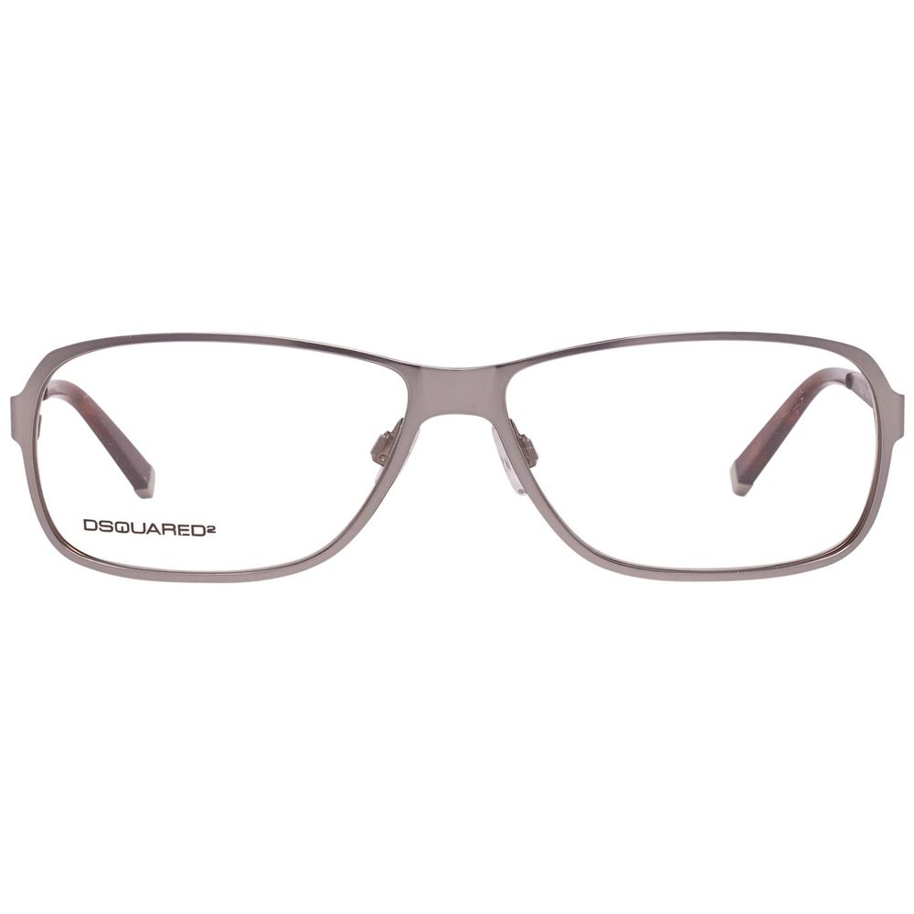 Dsquared² Gray Metal Frames for Contemporary Elegance