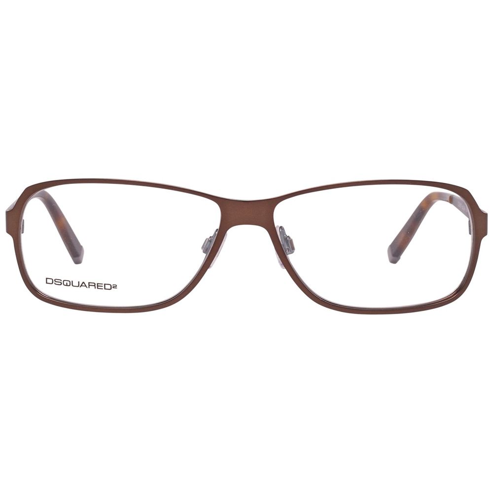 Dsquared² Brown Metal Frames for Timeless Elegance