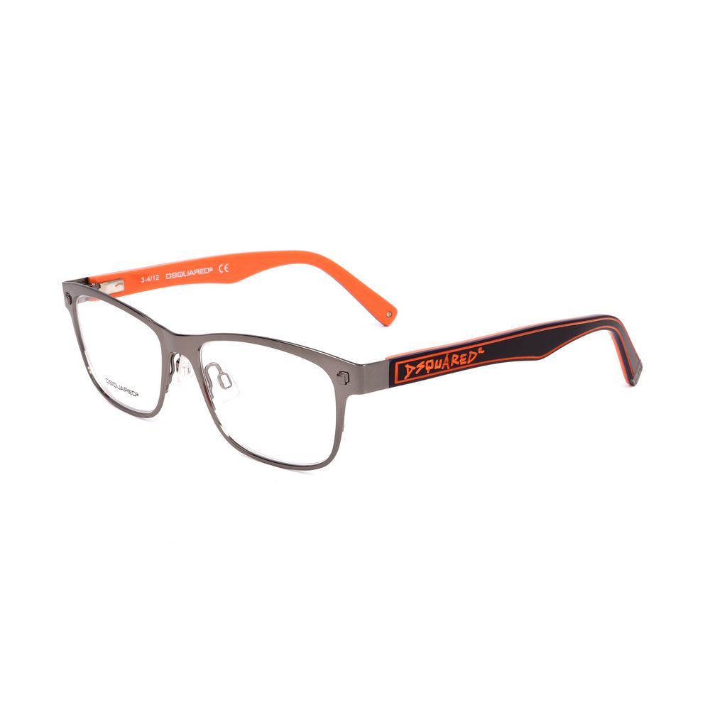 Dsquared² Gray Metal And Plastic Frames for Elevated Style