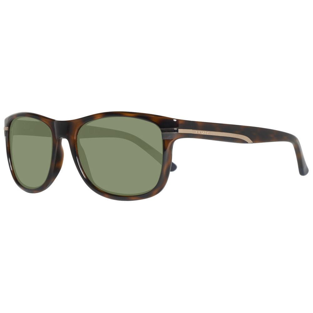 Gant Brown Acetate Sunglasses for Timeless Elegance