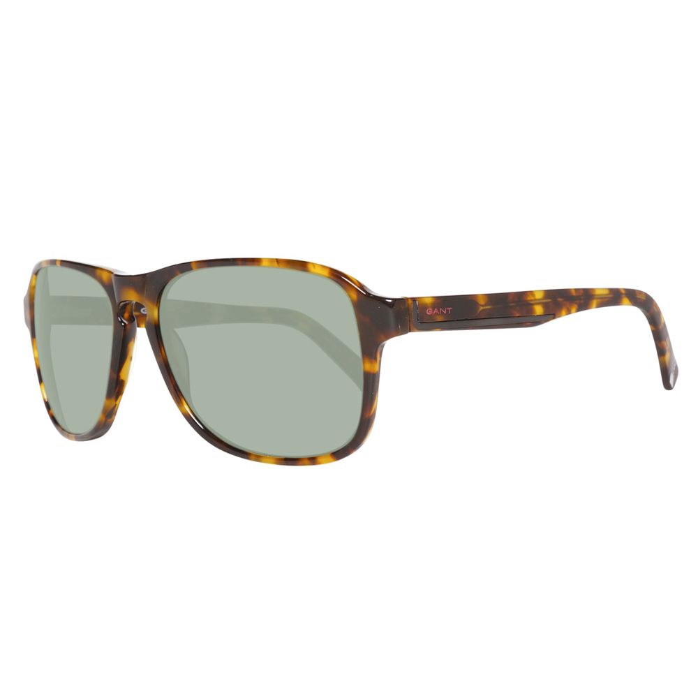 Gant Brown Acetate Sunglasses for Timeless Elegance