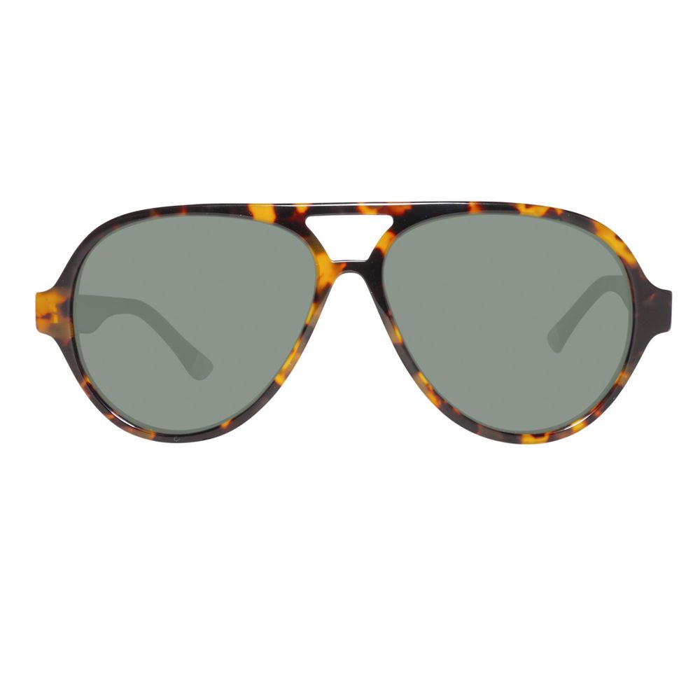 Gant Brown Acetate Sunglasses for Timeless Elegance