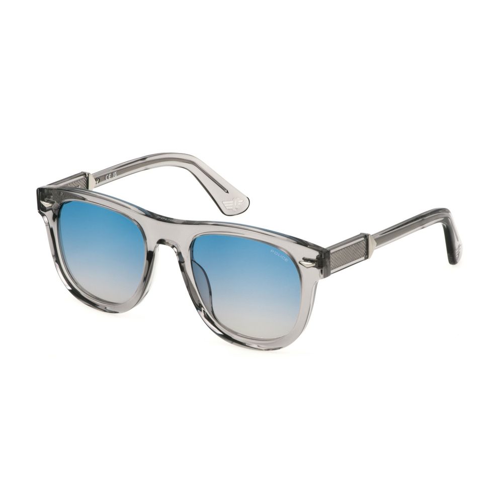 Police Gray Acetate Sunglasses for Timeless Elegance