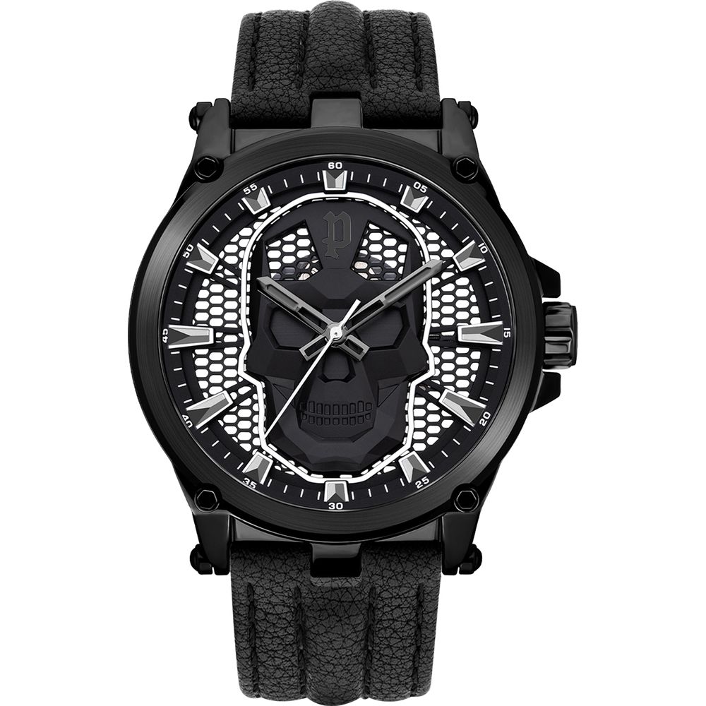Police Black Leather Watch - Timeless Elegance Redefined