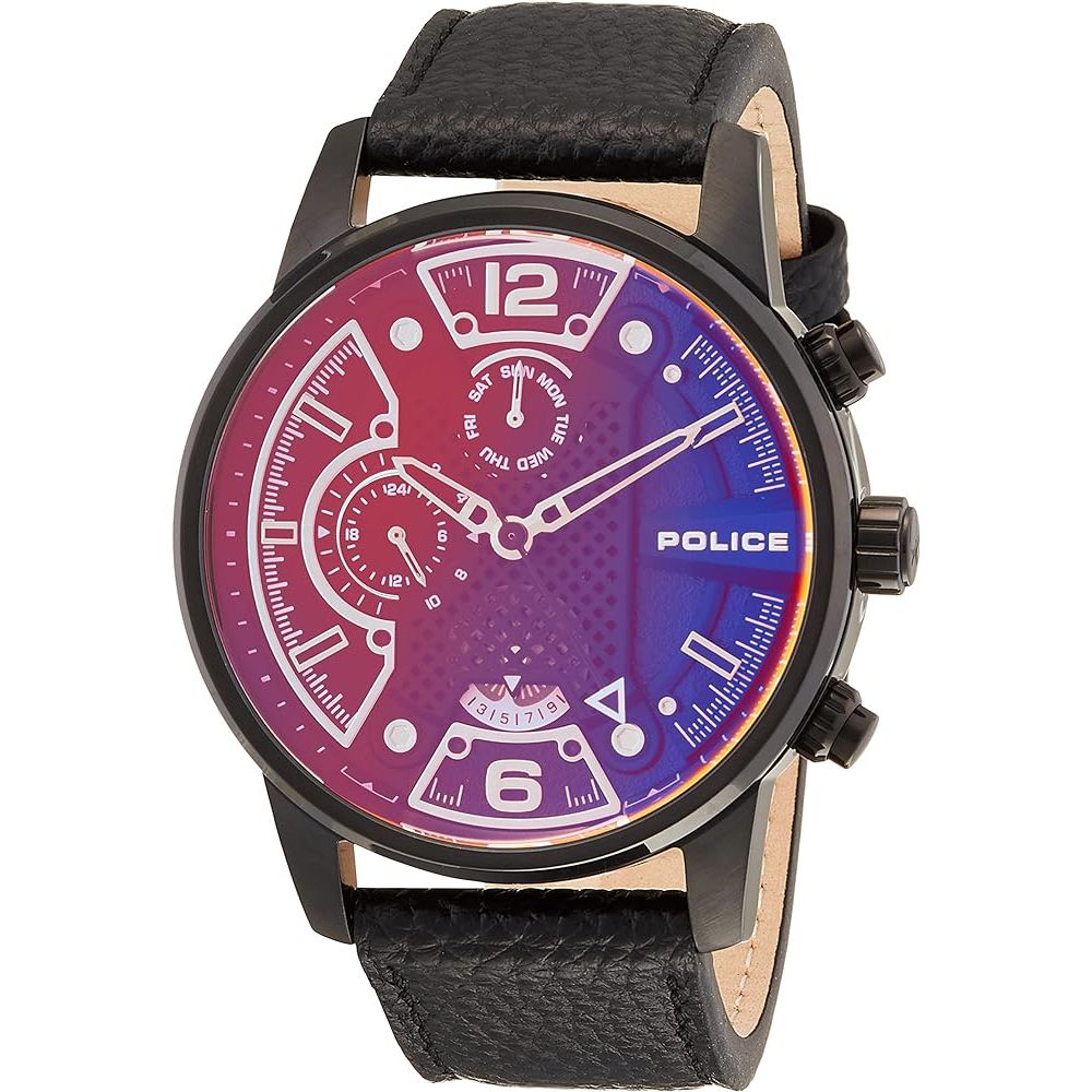 Police Black Leather Watch – A Timeless Luxury Statement