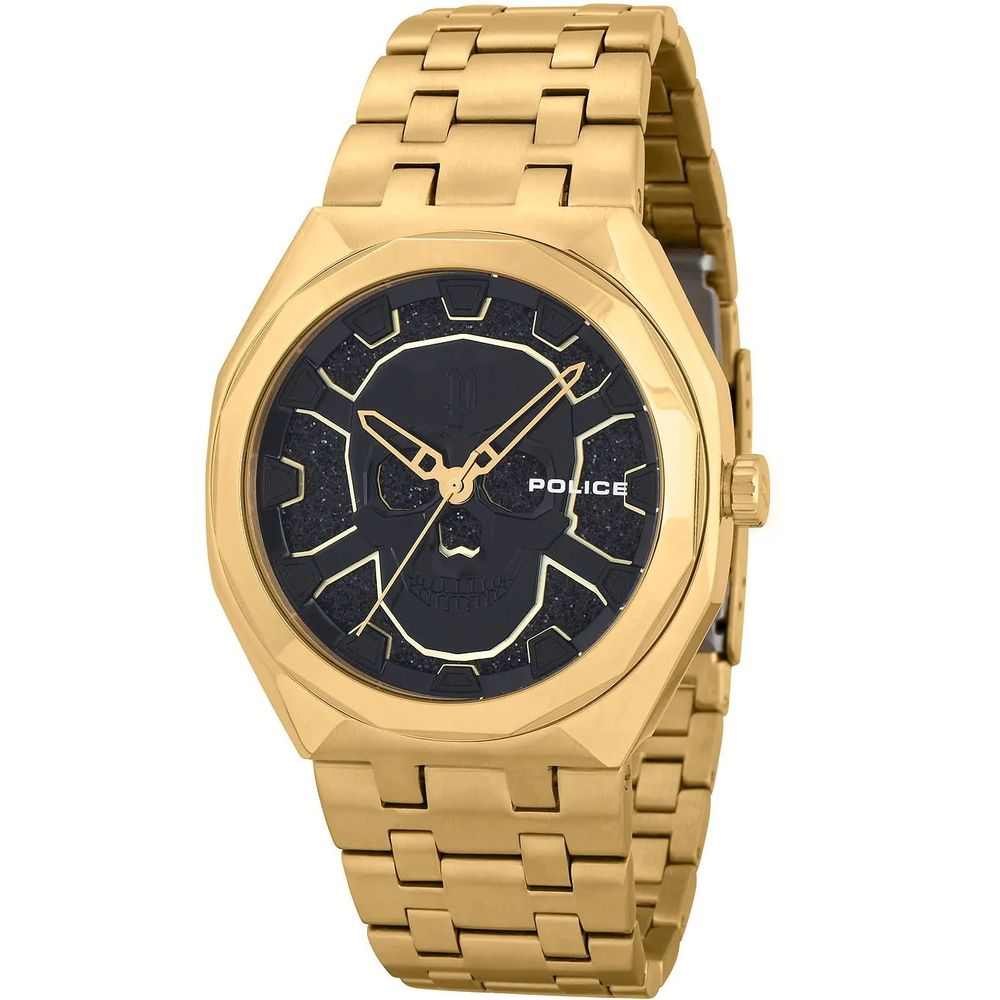 Police Gold Stainless Steel Watch for Timeless Elegance