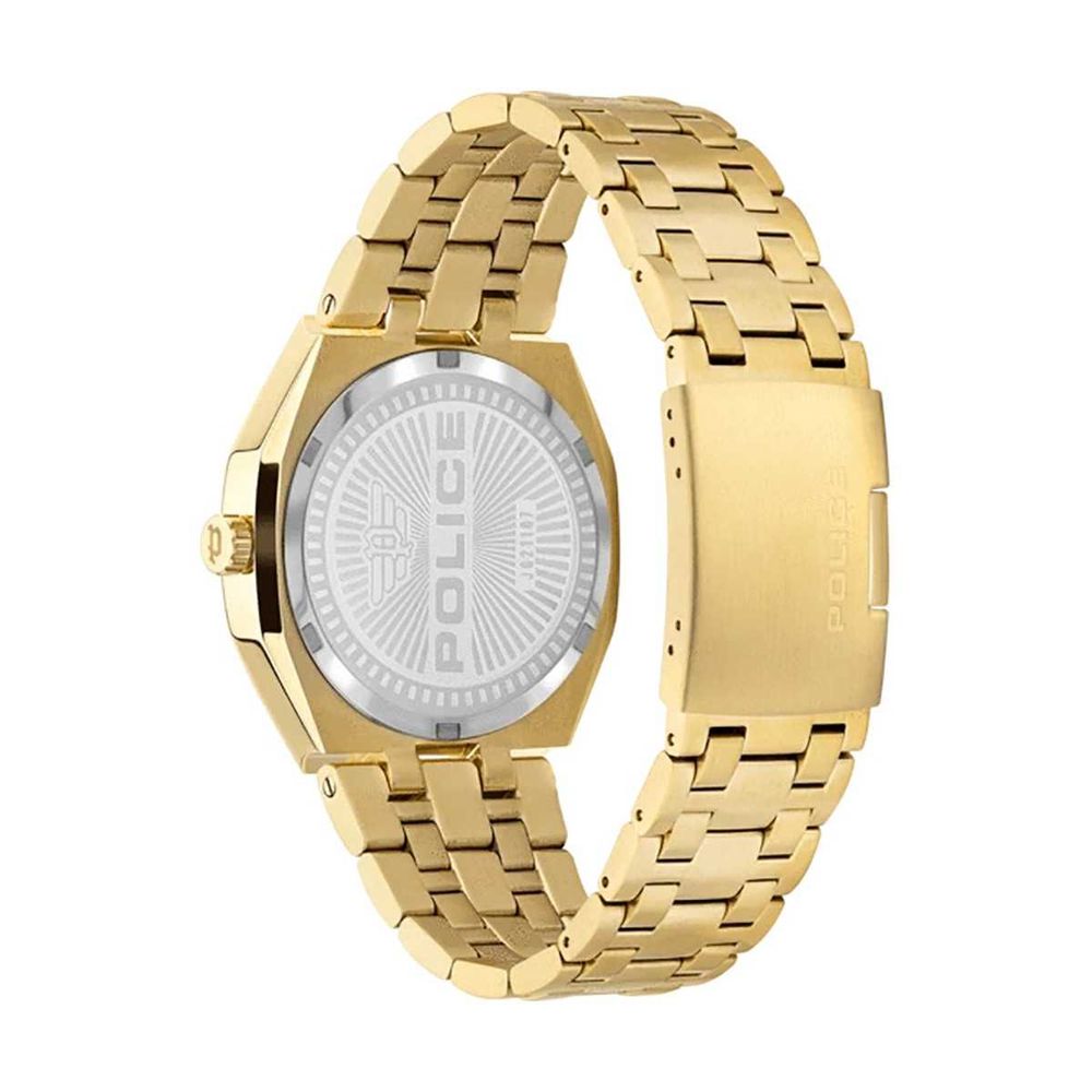 Police Gold Stainless Steel Watch for Timeless Elegance