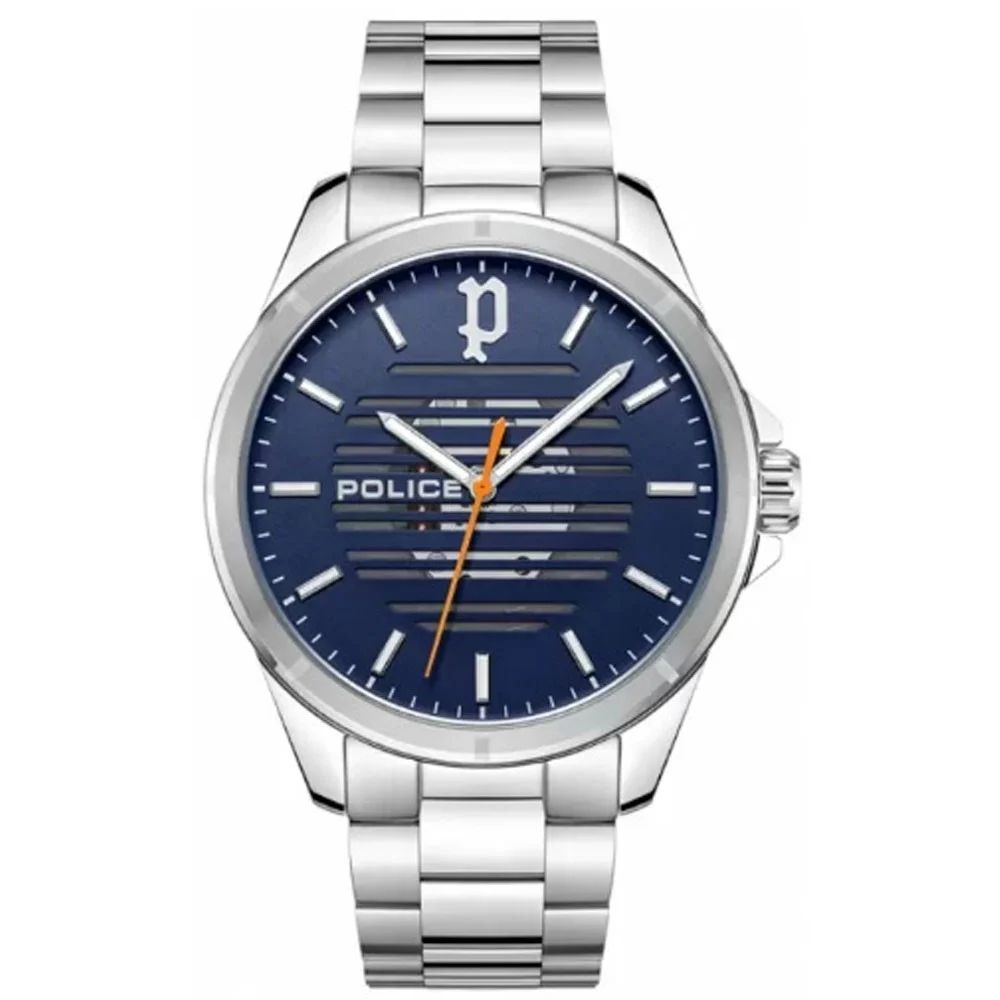 Police Gray Stainless Steel Watch for Timeless Elegance