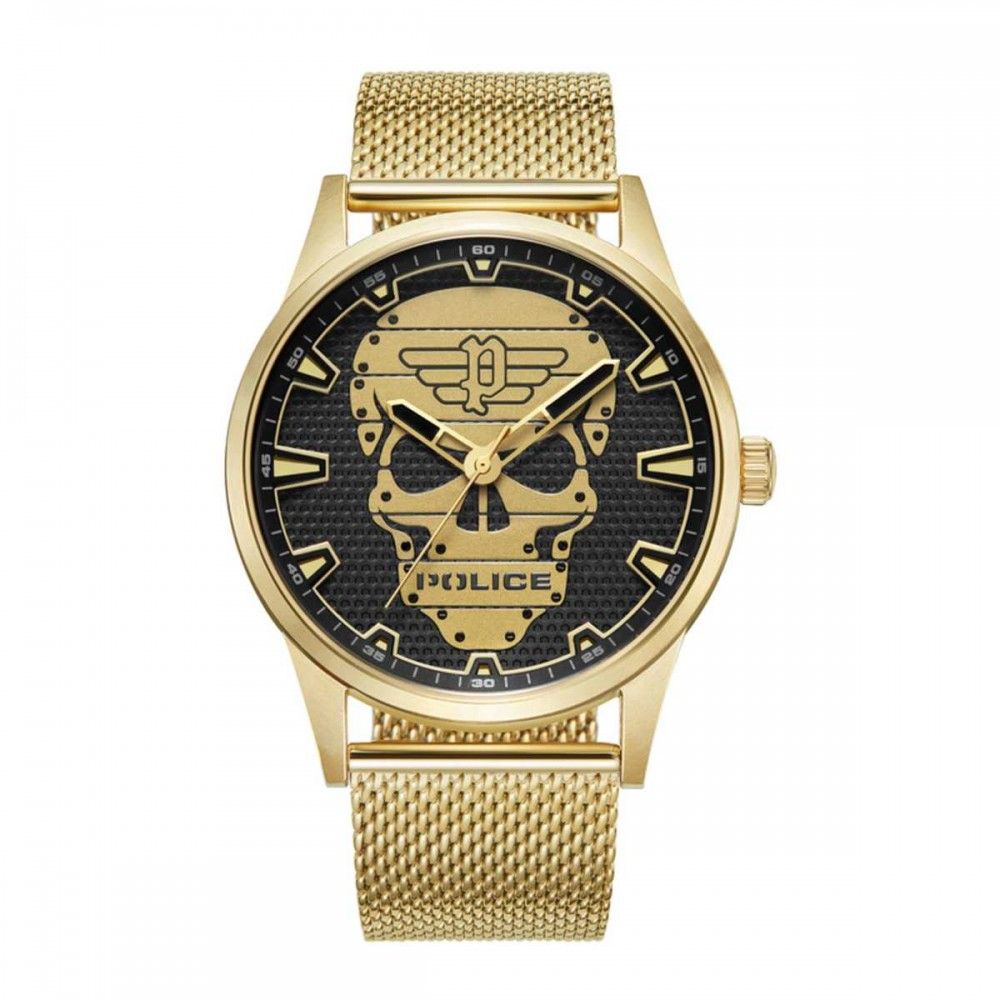 Police Gold Stainless Steel Watch for Timeless Elegance