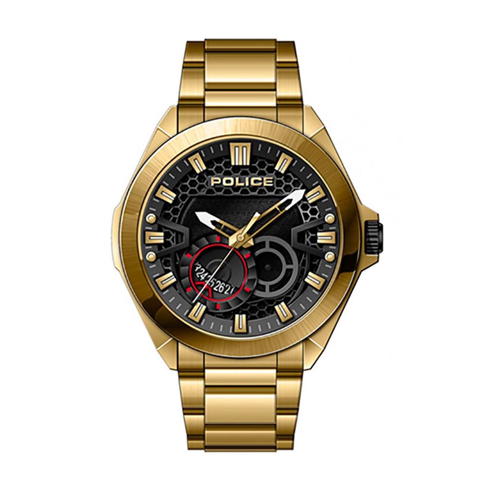 Police Gold Stainless Steel Watch - Timeless Luxury Timepiece