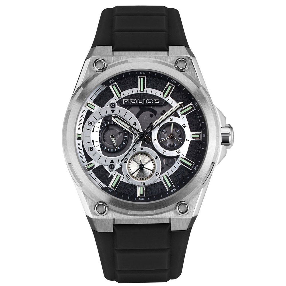 Police Black Silicone Watch - Modern Elegance Redefined