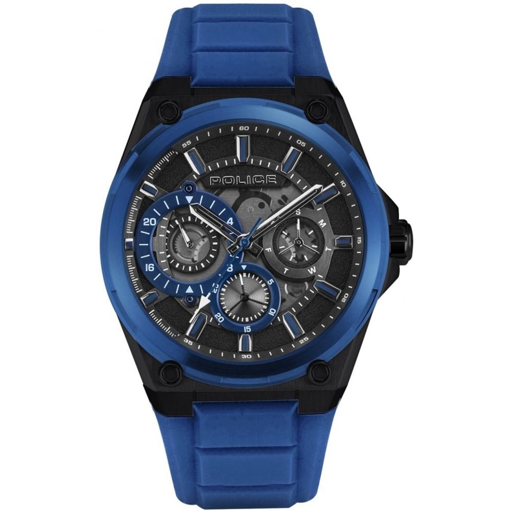 Police Blue Silicone Watch – Timeless Elegance Redefined