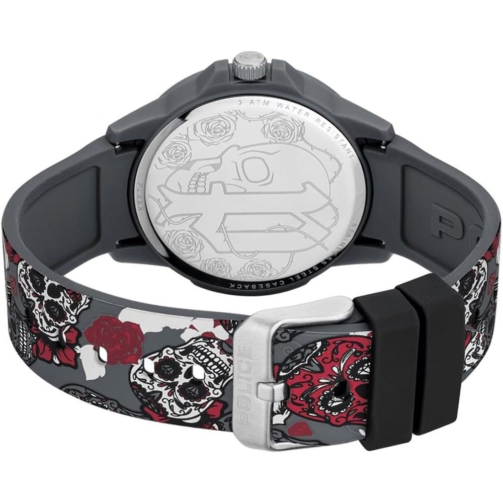 Police Gray Silicone Watch - Elevated Timepiece for Sophisticated Style