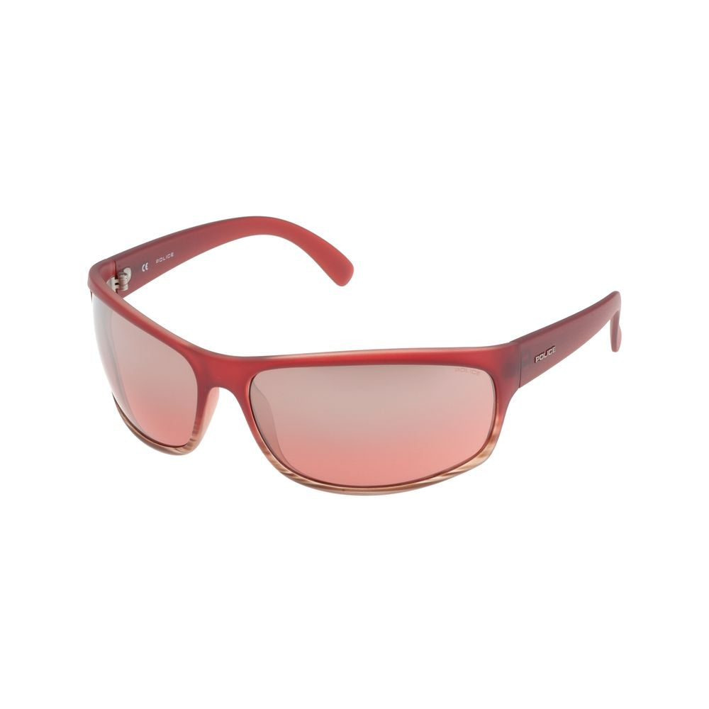 Police Red Injected Sunglasses - Bold Luxury Accessory