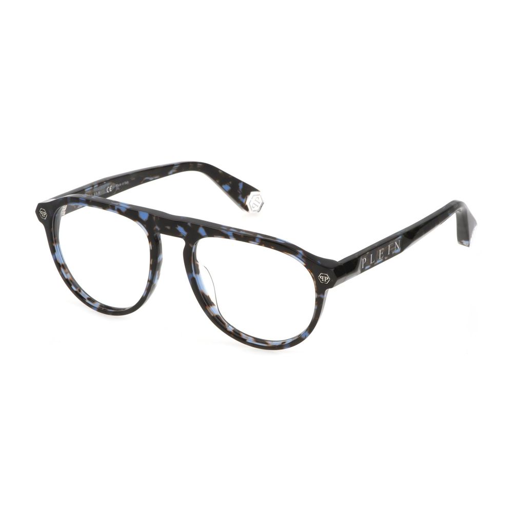 Philipp Plein Blue Acetate Frames for Elevated Style