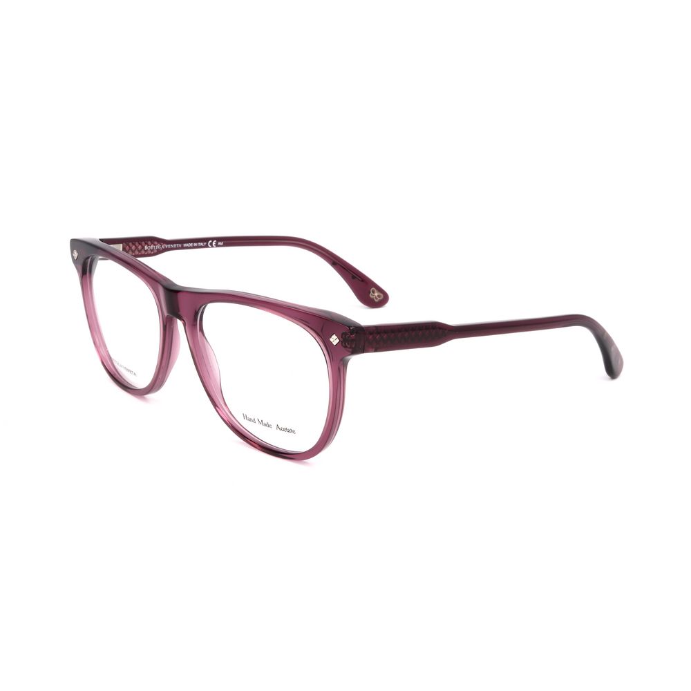 Bottega Veneta Purple Acetate Frames for Elegant Style