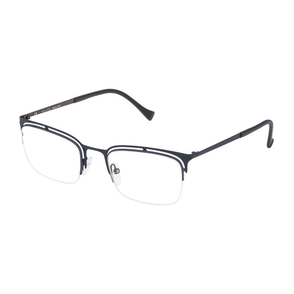 Police Blue Metal Frames for Effortless Sophistication
