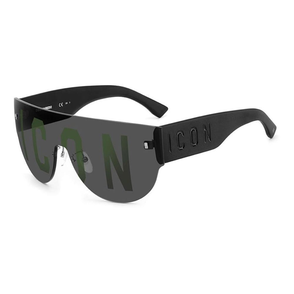Dsquared² Black Metal Sunglasses for Elevated Style
