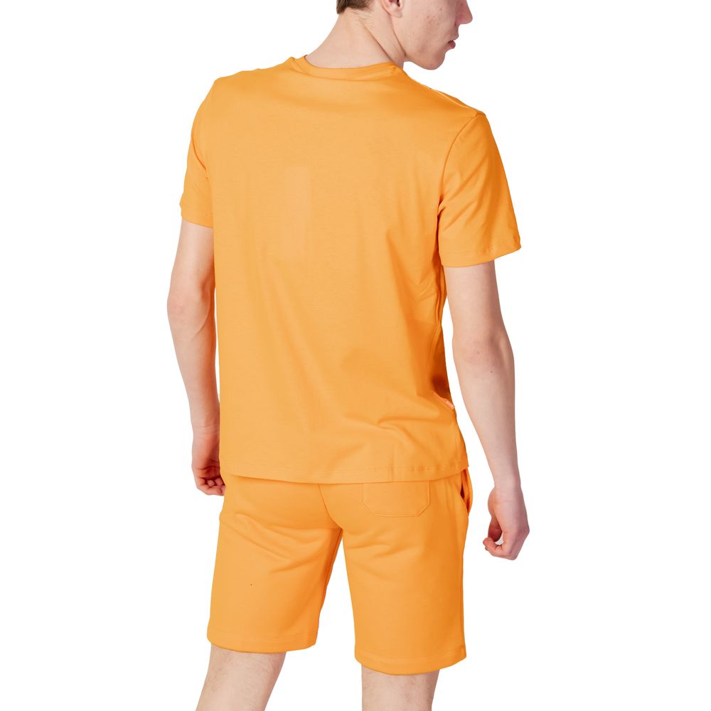 Suns Orange Cotton T-Shirt - Effortless Luxury Staple