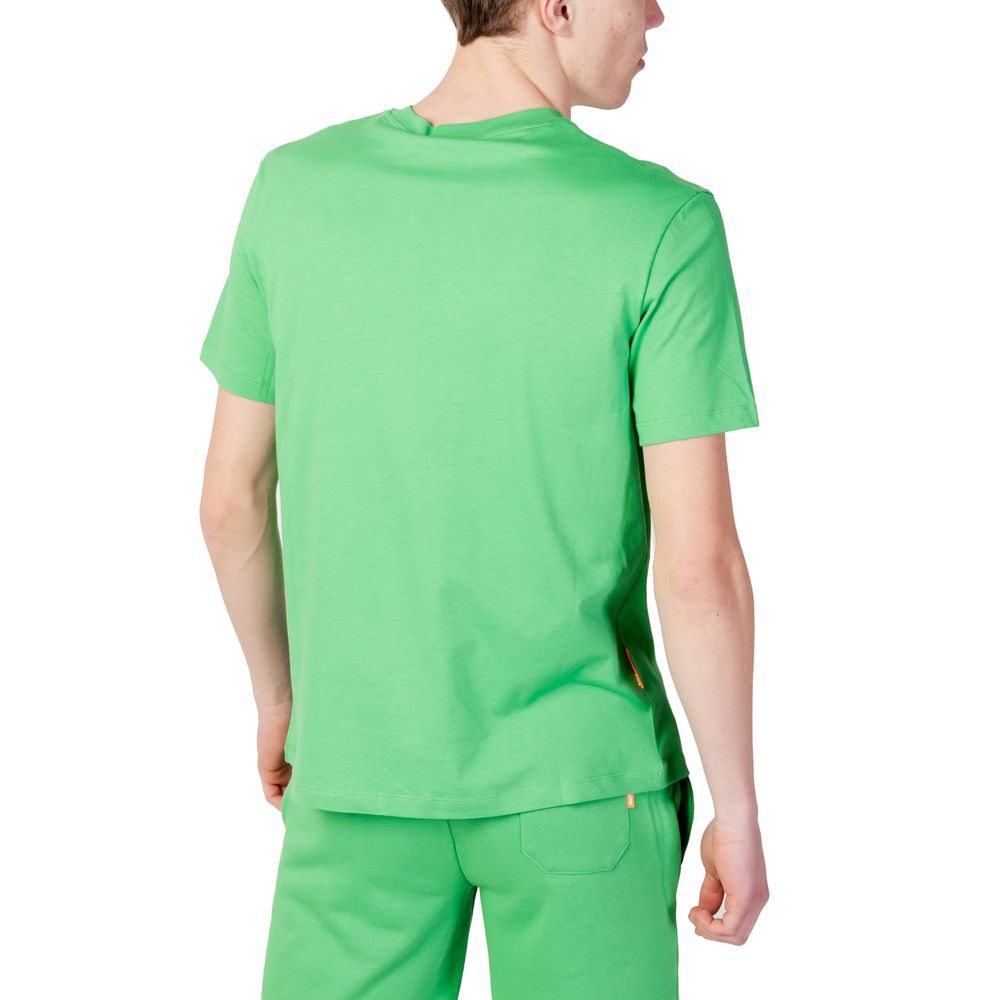 Suns Green Cotton T-Shirt - Effortless Sophistication Awaited