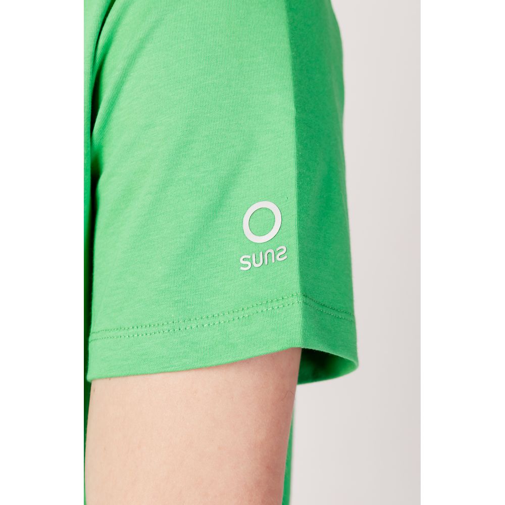 Suns Green Cotton T-Shirt - Effortless Sophistication Awaited