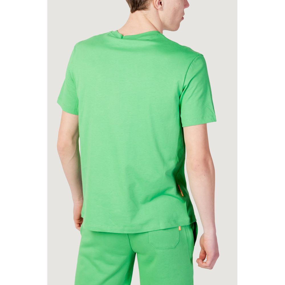 Suns Green Cotton T-Shirt - Effortless Sophistication Awaited