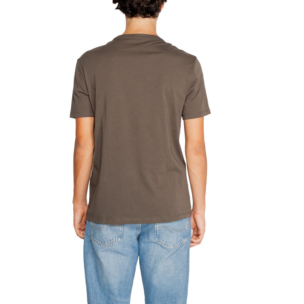 Armani Exchange Green Cotton T-Shirt - Effortless Luxury Style