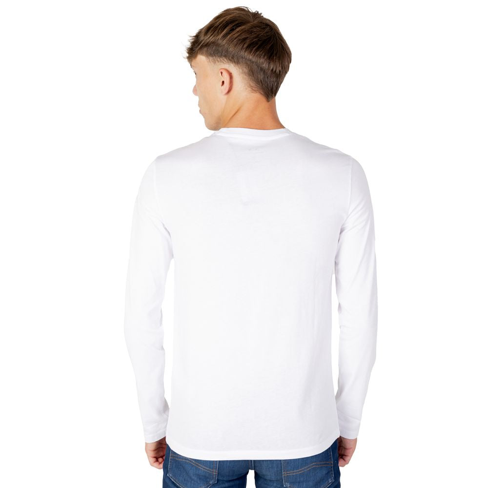 Armani Exchange White Cotton Shirt for Effortless Elegance