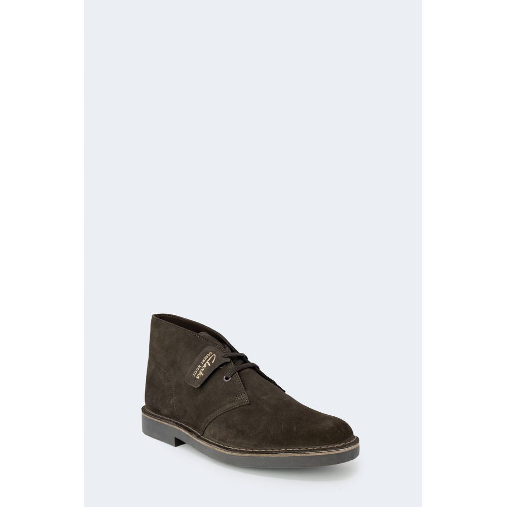 Clarks Brown Leather Boot - Timeless Elegance Redefined