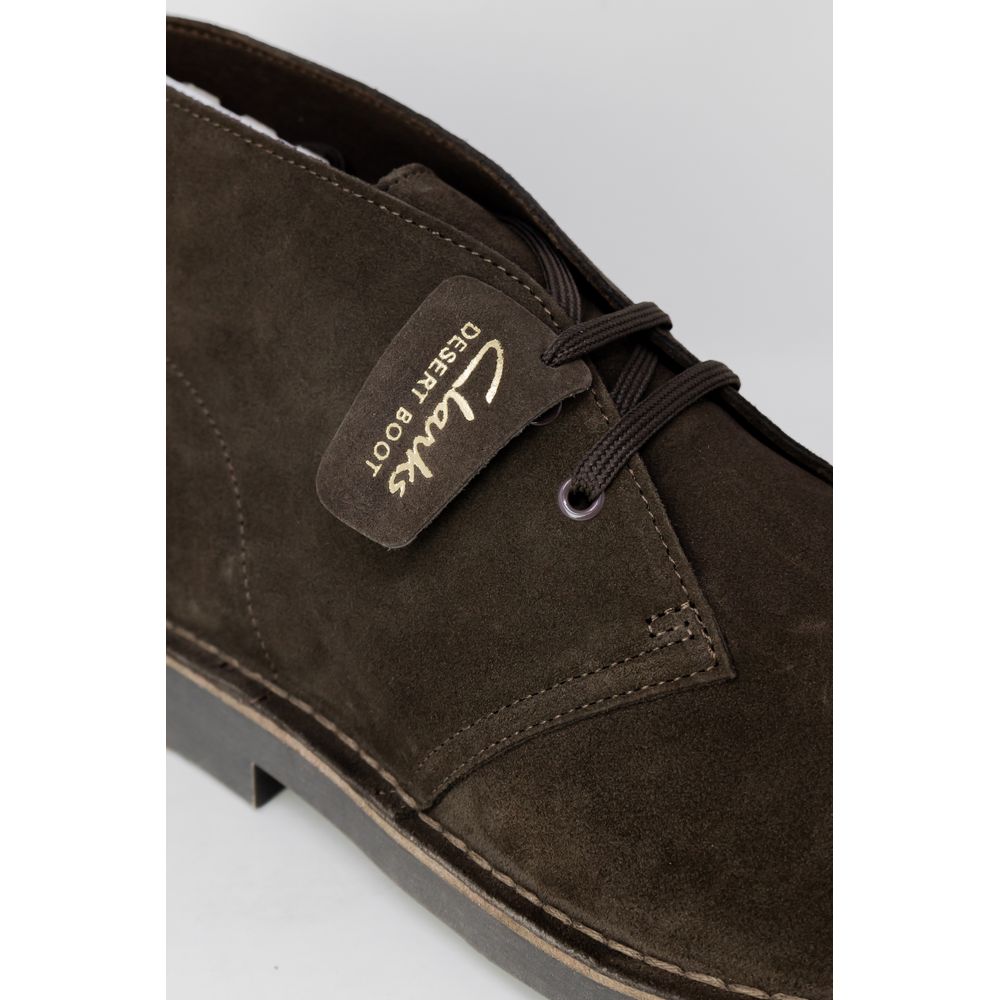 Clarks Brown Leather Boot - Timeless Elegance Redefined