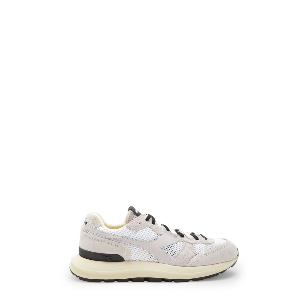 Diadora White Leather Sneaker for Effortless Elegance