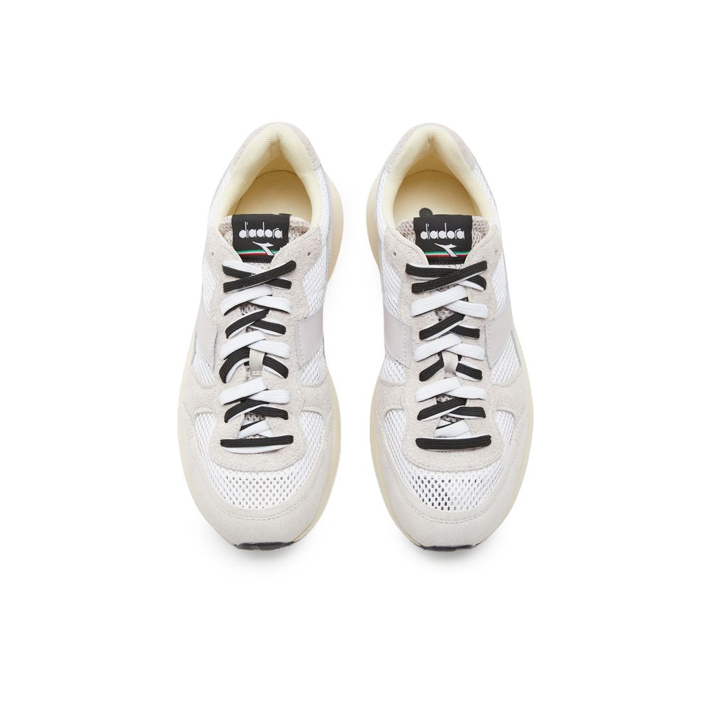 Diadora White Leather Sneaker for Effortless Elegance