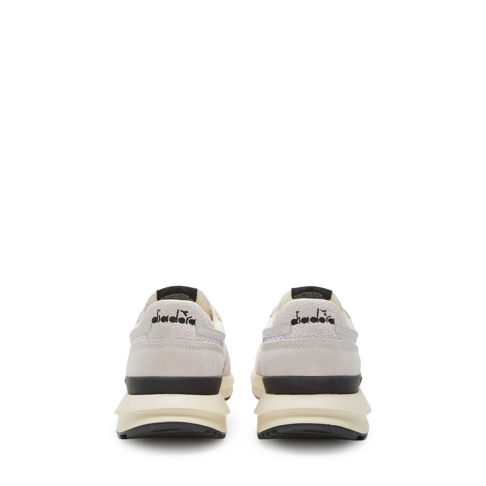 Diadora White Leather Sneaker for Effortless Elegance