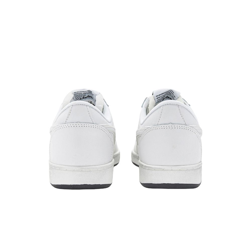Diadora White Leather Sneaker for Effortless Elegance