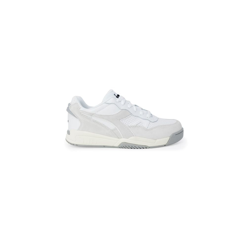 Diadora White Leather Sneaker for Elevated Style