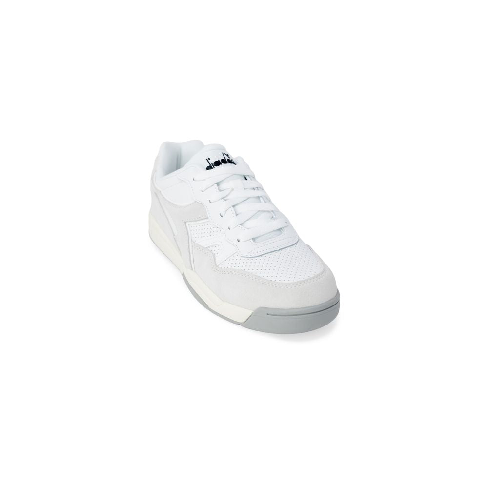Diadora White Leather Sneaker for Elevated Style