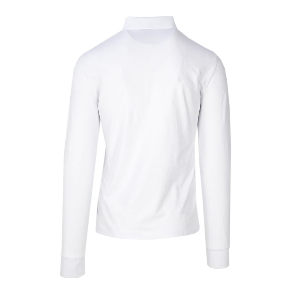 Armani Exchange White Cotton T-Shirt for Effortless Elegance