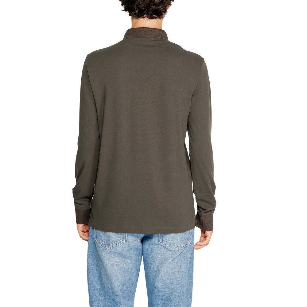 Armani Exchange Green Cotton T-Shirt for Effortless Elegance