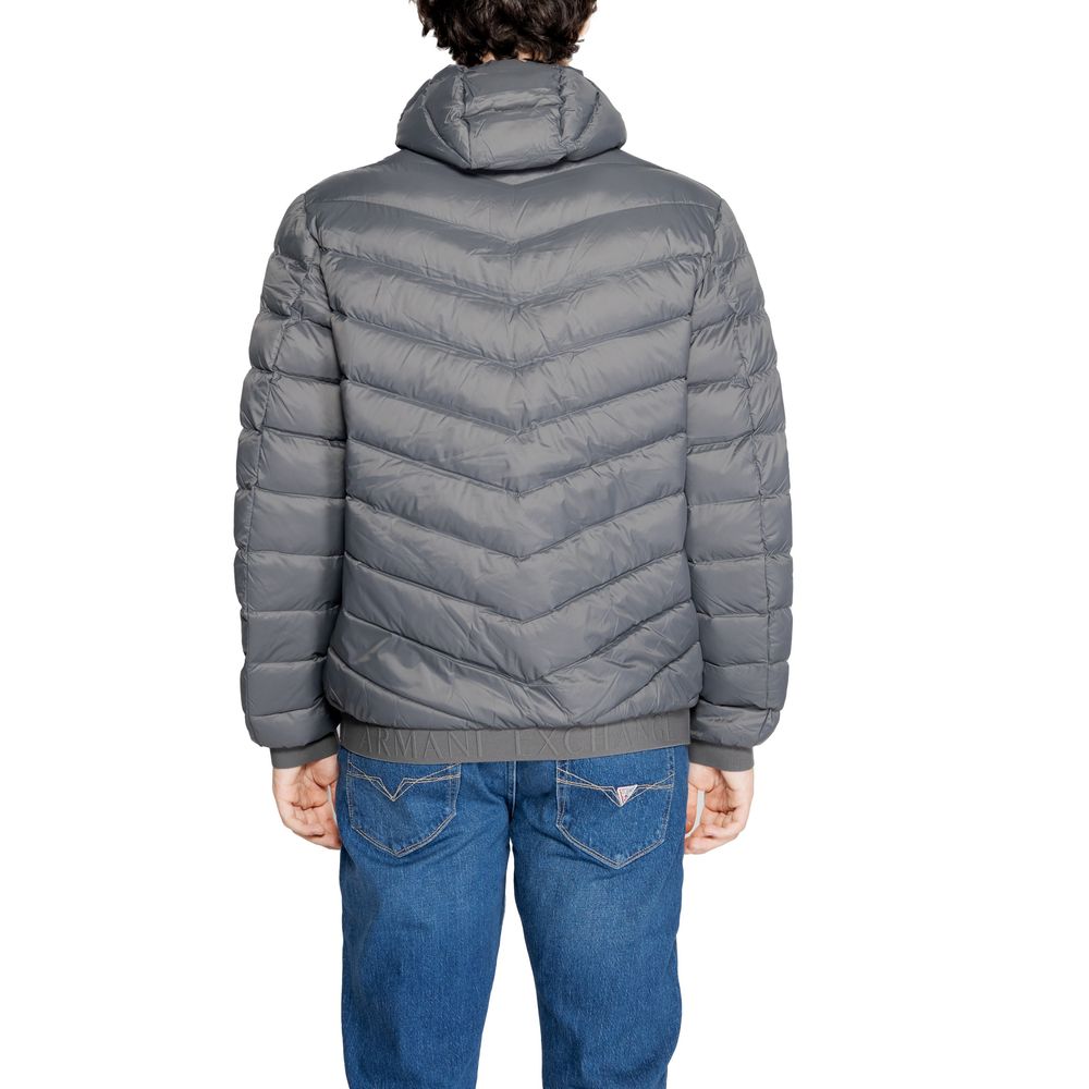 Armani Exchange Gray Jacket for Elevated Style