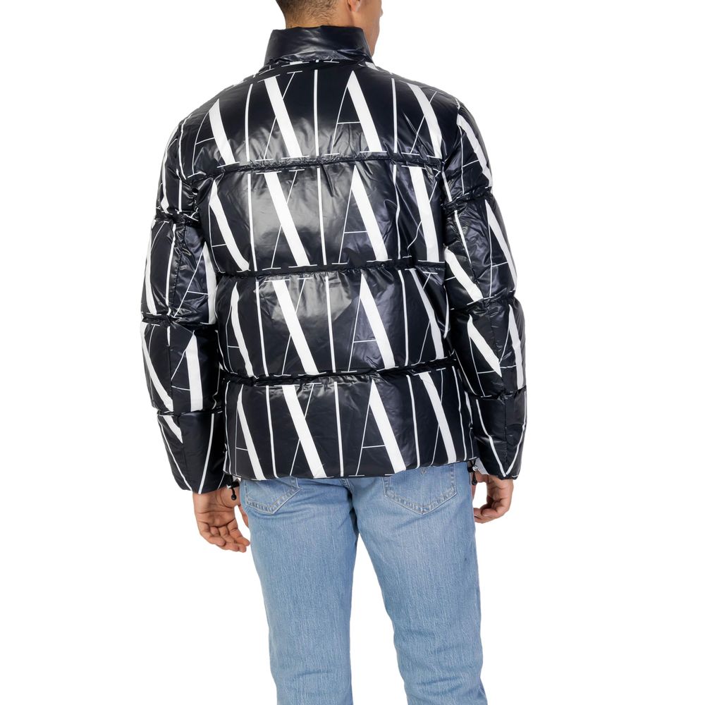 Armani Exchange Black Wool Jacket for Sophisticated Style