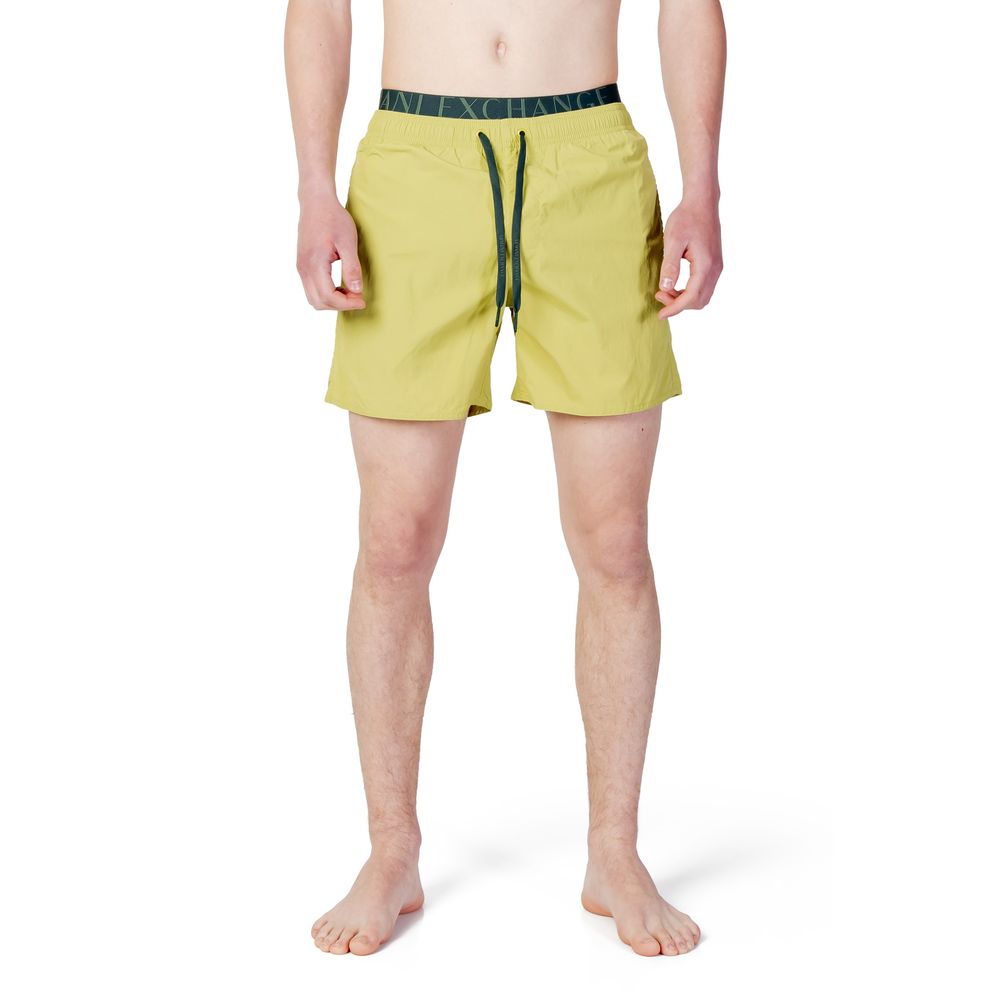 Armani Exchange Green Swimwear for Sophisticated Style