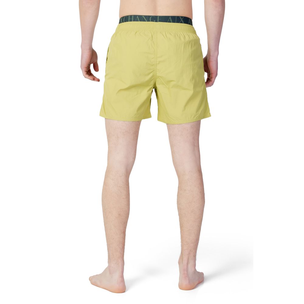 Armani Exchange Green Swimwear for Sophisticated Style