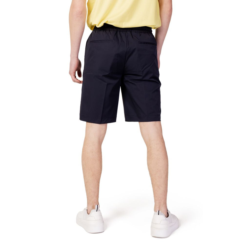 Suns Blue Nylon Short: Elegant Luxe for Effortless Style