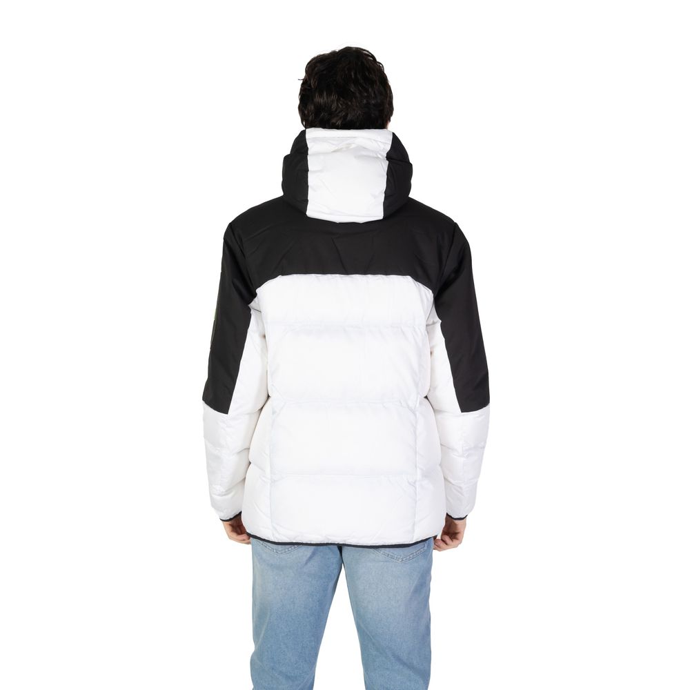 Hugo Boss White Cotton Jacket - Refined Luxury Outerwear