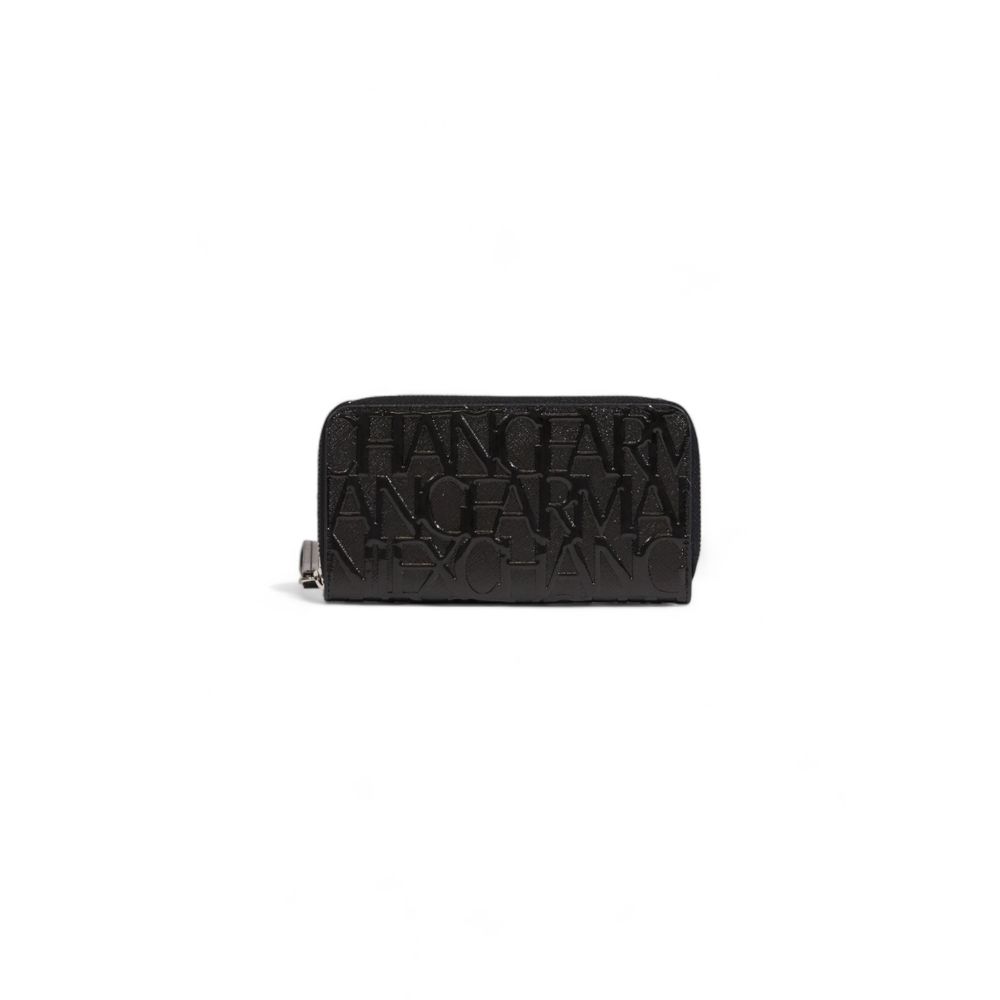 Armani Exchange Black Leather Wallet - Timeless Luxury Accessory