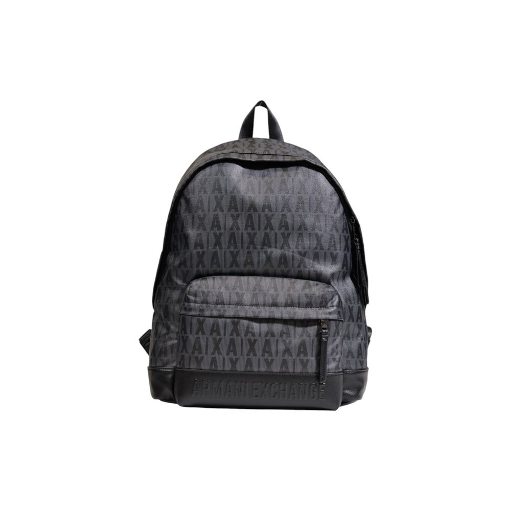 Armani Exchange Black Polyethylene Backpack - Elevated Luxury